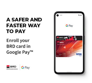 Google Pay at BRD