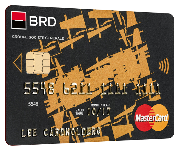 Gold credit card