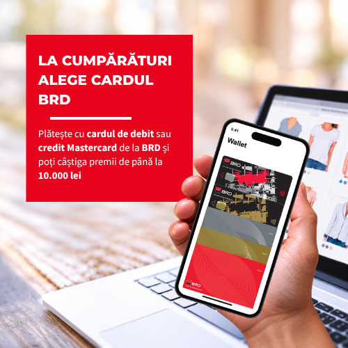 Usage Carduri Debit-Credit - 320 de motive sa platesti cu cardul BRD