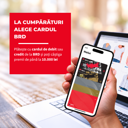 Usage Carduri Debit-Credit - 320 de motive sa platesti cu cardul BRD